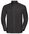 Russell J932M Long sleeve easycare Oxford shirt — Black