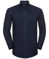 Russell J932M Long sleeve easycare Oxford shirt — Bright Navy