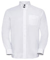 Russell J932M Long sleeve easycare Oxford shirt — White