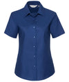 Russell J933F Women's short sleeve Oxford shirt — Bright Royal