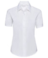 Russell J933F Women's short sleeve Oxford shirt — White