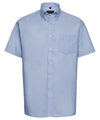 Russell J933M Short sleeve easycare Oxford shirt — Oxford Blue