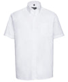 Russell J933M Short sleeve easycare Oxford shirt — White