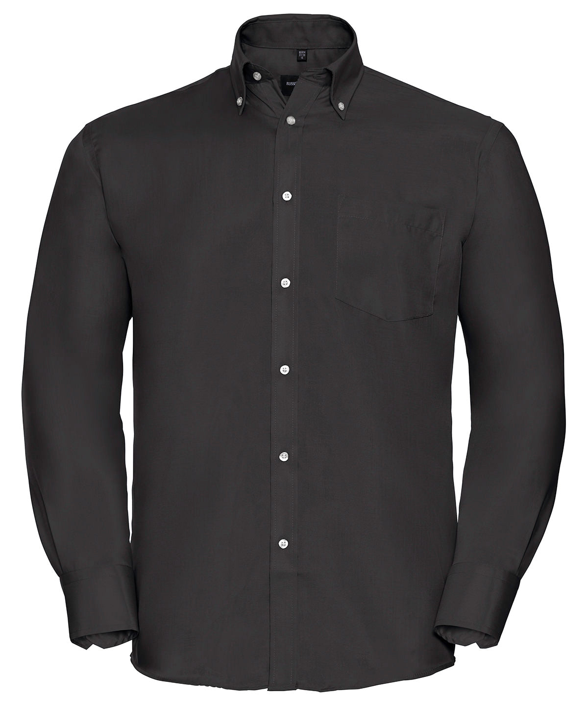 Russell J956M Long sleeve ultimate non-iron shirt — Black
