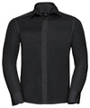 Russell J958M Long sleeve tailored ultimate non-iron shirt — Black