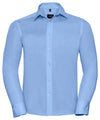 Russell J958M Long sleeve tailored ultimate non-iron shirt — Bright Sky