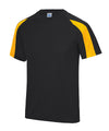 AWDis JC003 Contrast cool T - Jet Black/Gold