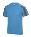AWDis JC003 Contrast cool T - Sapphire Blue/Charcoal