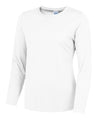 AWDis JC012 Women's long sleeve cool T - Arctic White
