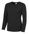 AWDis JC012 Women's long sleeve cool T - Jet Black