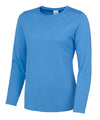 AWDis JC012 Women's long sleeve cool T - Sapphire Blue