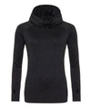 AWDis JC038 Women's cool cowl neck top - Black Slate Melange