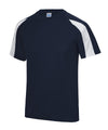 AWDis JC03J Kids contrast cool T - French Navy/Arctic White