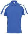 AWDis JC043 Contrast cool polo - Royal Blue/Arctic White