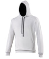 AWDis JH003 Varsity hoodie - Arctic White/French Navy