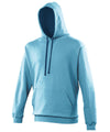 AWDis JH003 Varsity hoodie - Hawaiian Blue/Oxford Navy