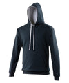 AWDis JH003 Varsity hoodie - New French Navy/Heather Grey*†△ 