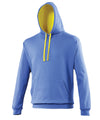 AWDis JH003 Varsity hoodie - Royal/Sun Yellow*