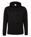 AWDis JH006 Sports polyester hoodie - Jet Black