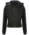 AWDis JH016 Women's cropped hoodie - Jet Black