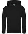 AWDis JH06J Kids sports polyester hoodie - Jet Black
