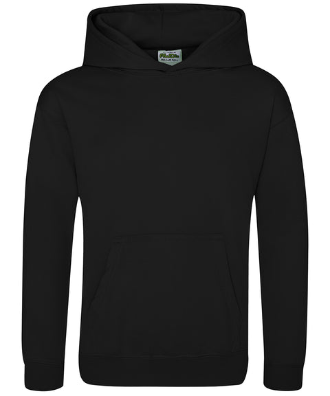 AWDis JH06J Kids sports polyester hoodie - Jet Black