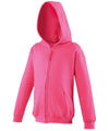 AWDis JH50J Kids zoodie - Hot Pink