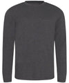AWDis JT002 Triblend T long sleeve - Heather Charcoal