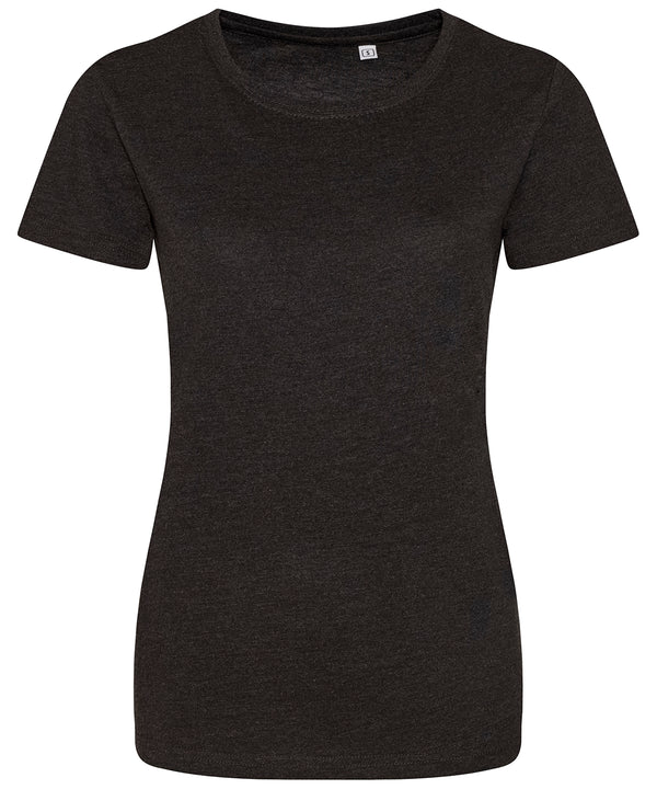 AWDis JT01F Women's triblend T - Heather Black