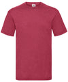 Fruit of the Loom SS030 Valueweight T — Vintage Heather Red