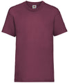 Fruit of the Loom SS031 Kids valueweight T — Burgundy