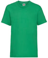 Fruit of the Loom SS031 Kids valueweight T — Kelly Green