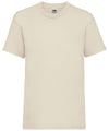 Fruit of the Loom SS031 Kids valueweight T — Natural