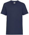 Fruit of the Loom SS031 Kids valueweight T — Navy