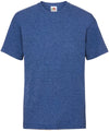 Fruit of the Loom SS031 Kids valueweight T — Retro Heather Royal