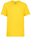 Fruit of the Loom SS031 Kids valueweight T — Yellow