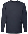 Fruit of the Loom SS032 Valueweight long sleeve T — Deep Navy