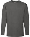 Fruit of the Loom SS032 Valueweight long sleeve T — Light Graphite