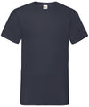 Fruit of the Loom SS034 Valueweight v-neck T — Deep Navy