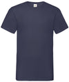 Fruit of the Loom SS034 Valueweight v-neck T — Navy