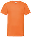 Fruit of the Loom SS034 Valueweight v-neck T — Orange