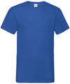 Fruit of the Loom SS034 Valueweight v-neck T — Royal Blue