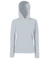 Fruit of the Loom SS038 Women's Classic 80/20 hooded sweatshirt — Heather Grey