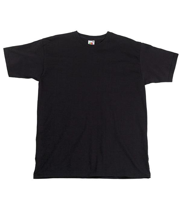 Fruit of the Loom SS044 Super premium T — Black