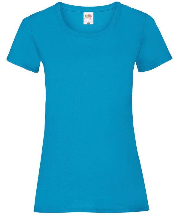 Fruit of the Loom SS050 Women's valueweight T — Azure Blue