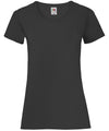 Fruit of the Loom SS050 Women's valueweight T — Black