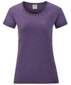 Fruit of the Loom SS050 Women's valueweight T — Heather Purple