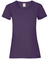 Fruit of the Loom SS050 Women's valueweight T — Purple