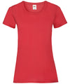 Fruit of the Loom SS050 Women's valueweight T — Red