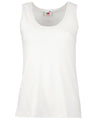 Fruit of the Loom SS051 Women's valueweight vest — White